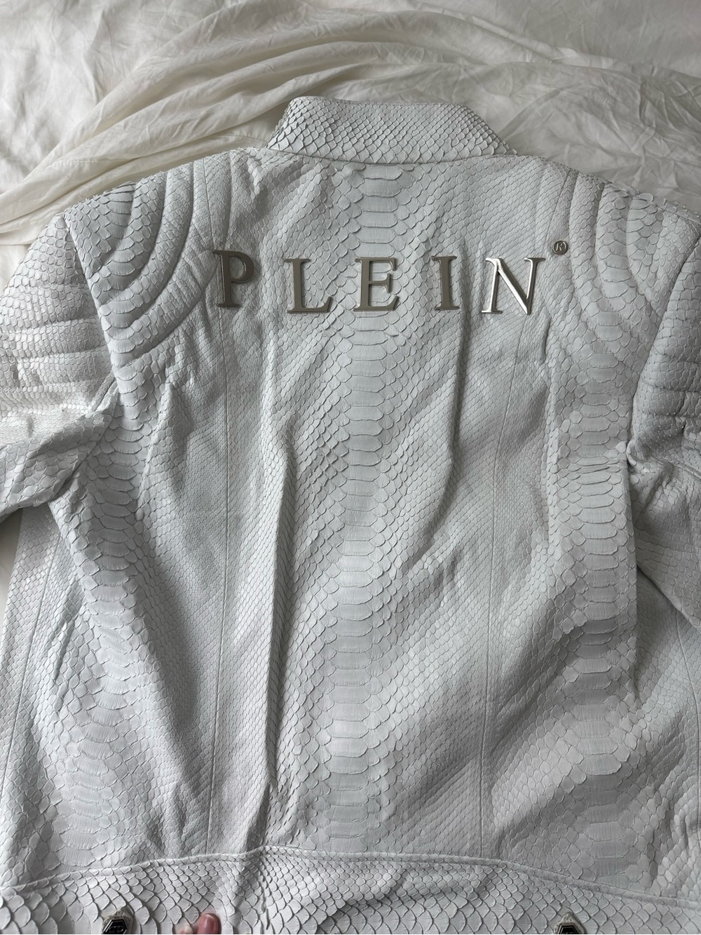 Philipp Plein leather jacket python - Picture 2 of 8